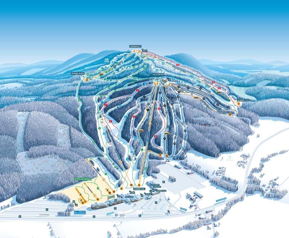 IdkerbergetRaemsbyns Fritidsby, Naera Romme Alpinアパートメント エクステリア 写真